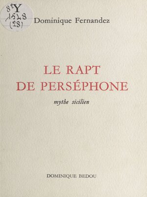 cover image of Le rapt de Perséphone